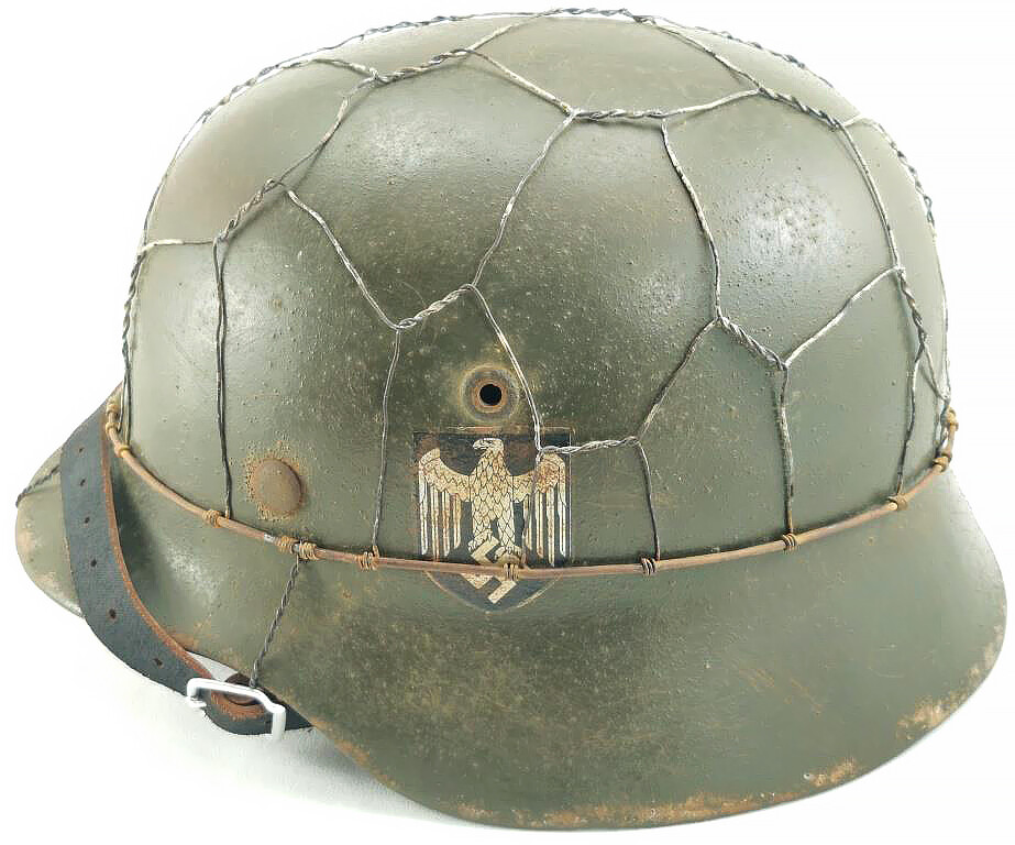 Restored German helmet M35 DD, Wehrmacht
