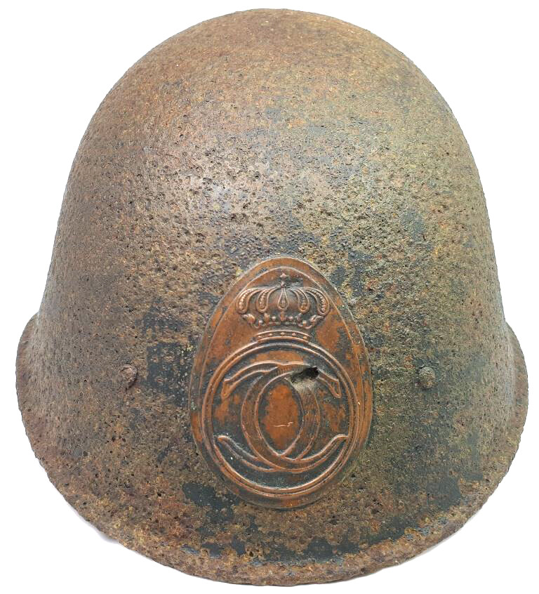 Romanian helmet / from Stalingrad