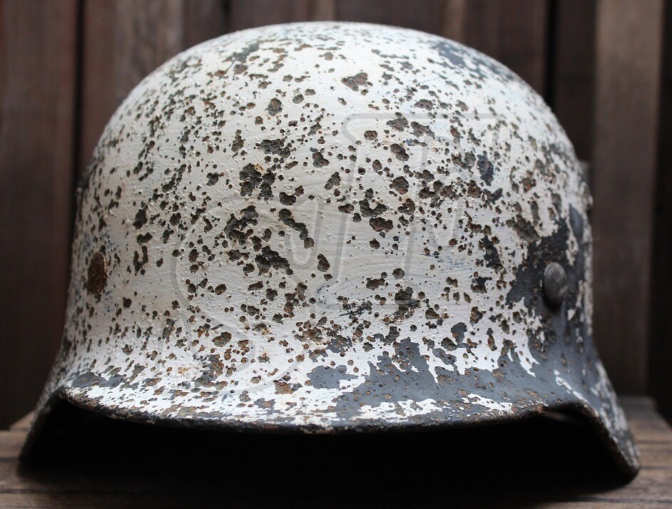 German helmet М40 from Vitebsk, Belarus