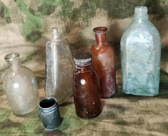 German bottles / from Stalingrad