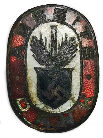 RAD Arbeits Dank Pin / from Leningrad