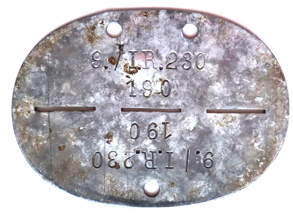 German dogtag / from Stalingrad