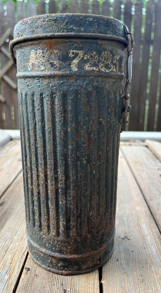 German gas mask can / from Stalingrad
