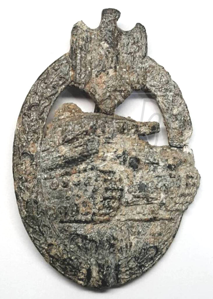 Panzer Badge from village city Gvardeysk (former Tapiau)