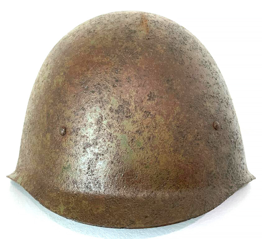 Soviet helmet SSh40 / from Stalingrad