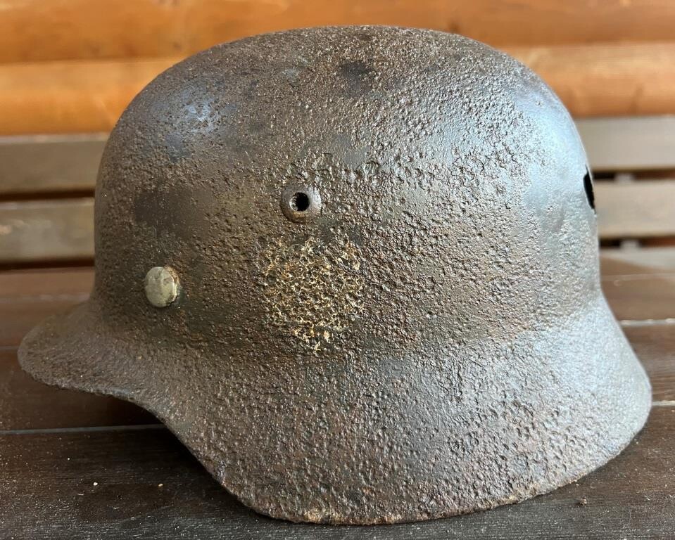 German helmet M35 DD / from Leningrad