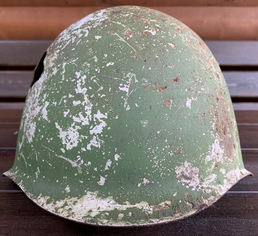 Soviet helmet SSh39 / from Stalingrad