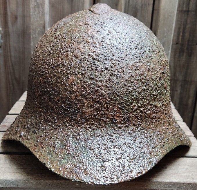 Soviet helmet SSh36 / from Smolensk