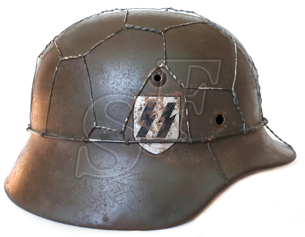 German helmet M35 Waffen SS (Restoration)