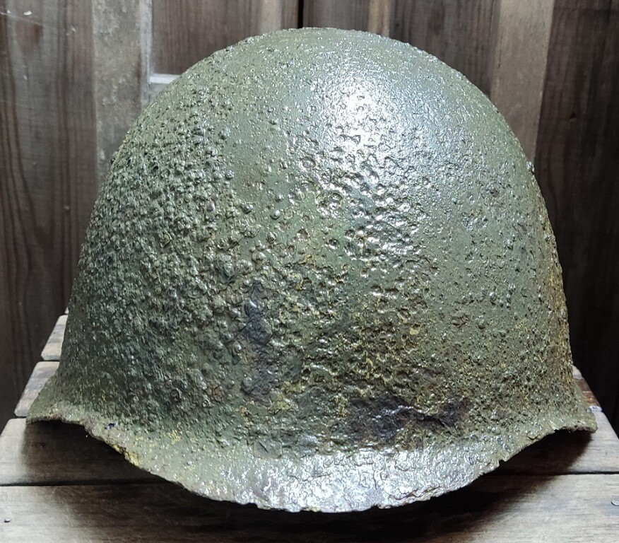 Soviet helmet SSh39 / from Smolensk