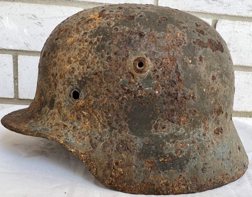 German helmet M35 / from Novgorod