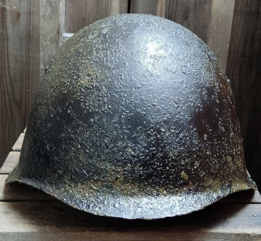 Soviet helmet SSh40 / from Smolensk
