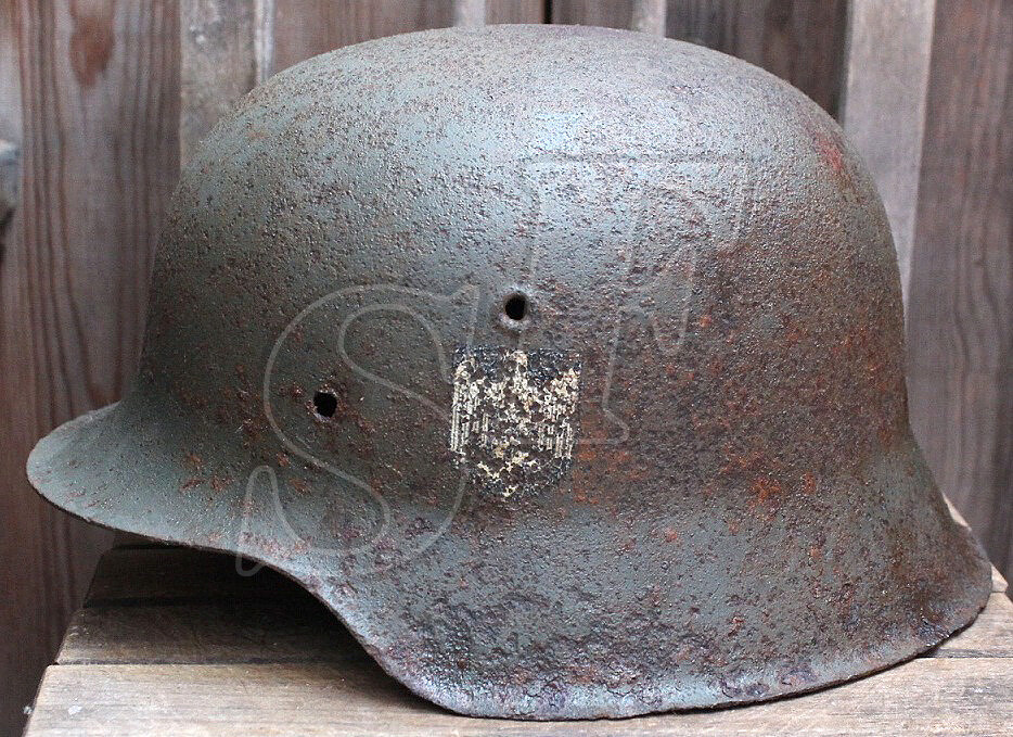 German helmet M42 / from Velikiye Luki