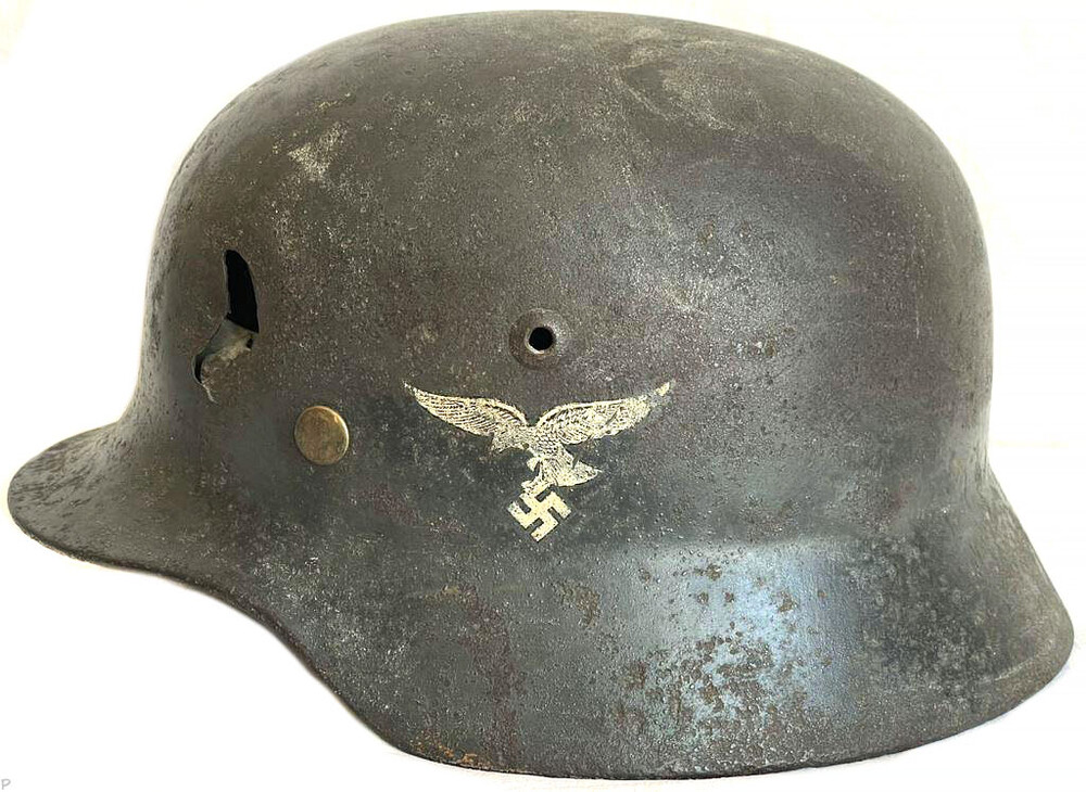 Luftwaffe helmet M35 DD / from Stalingrad