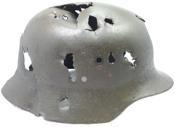 Hungarian helmet M37 / from Stalingrad