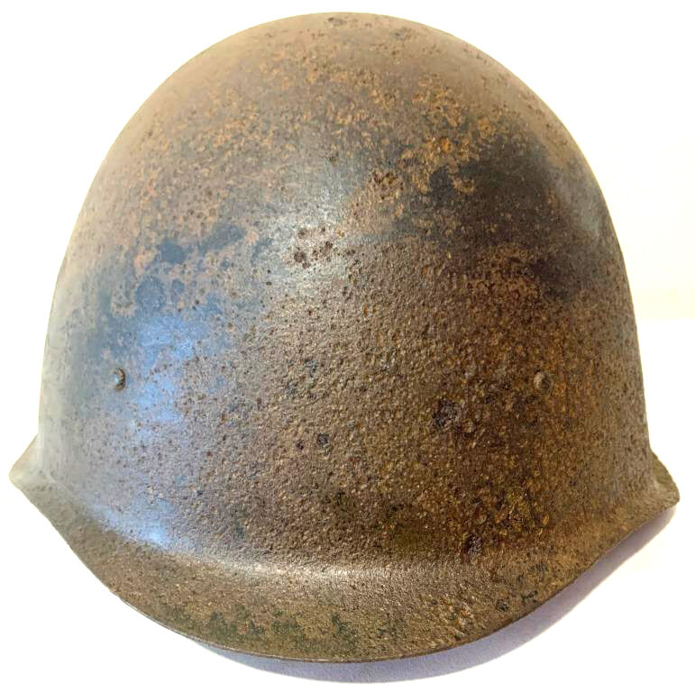 Soviet helmet SSh40 / from Stalingrad