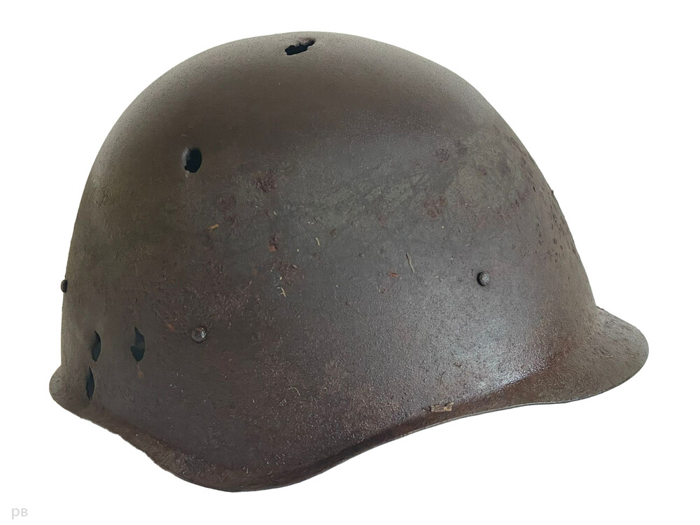 Soviet helmet SSh40 / from Stalingrad