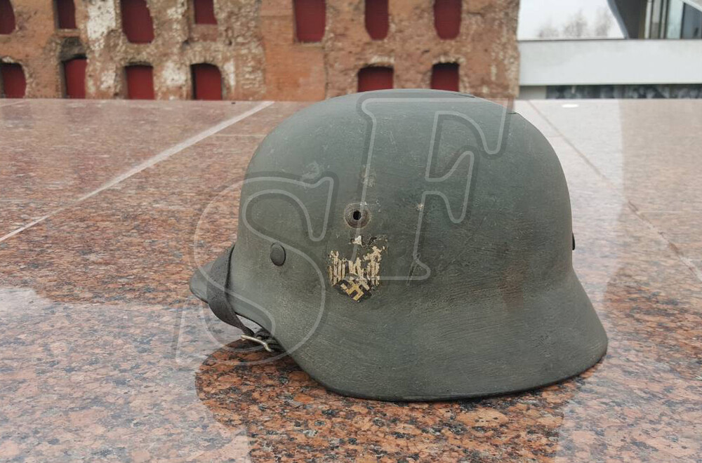 Steel helmet М35 from village Trehostrovskaya