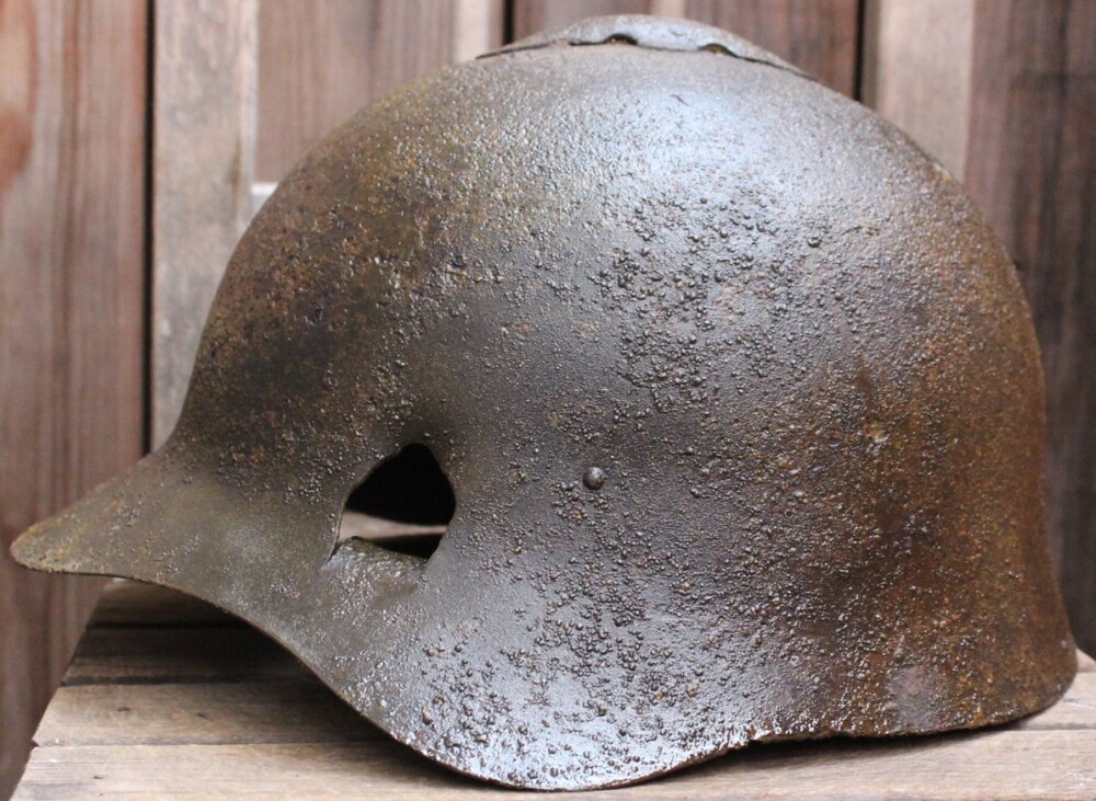 Soviet helmet SSh36 / from Smolensk