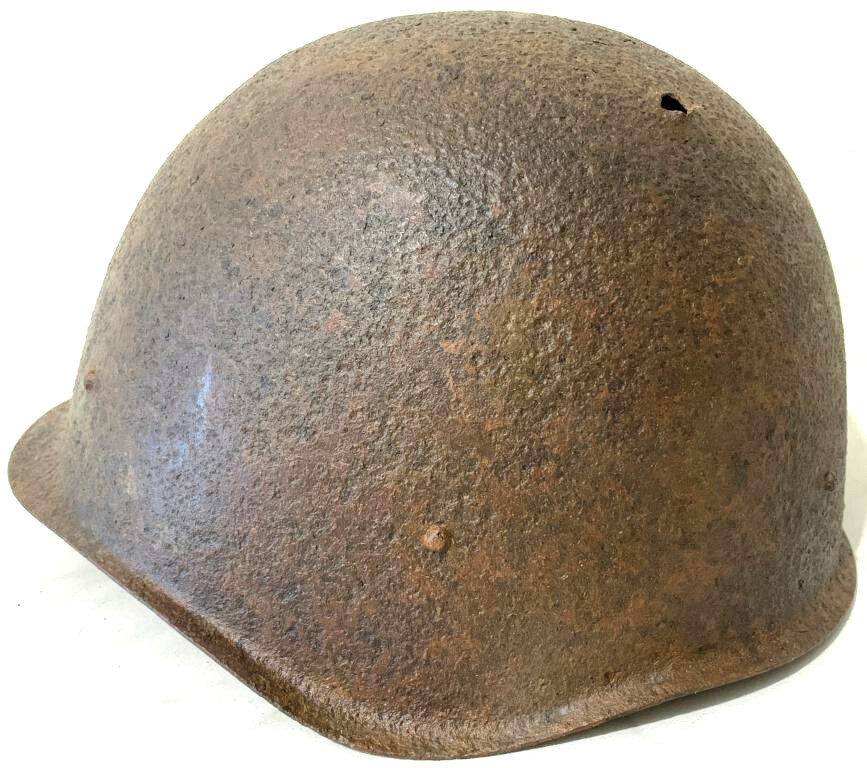 Soviet helmet SSh40 / from Stalingrad