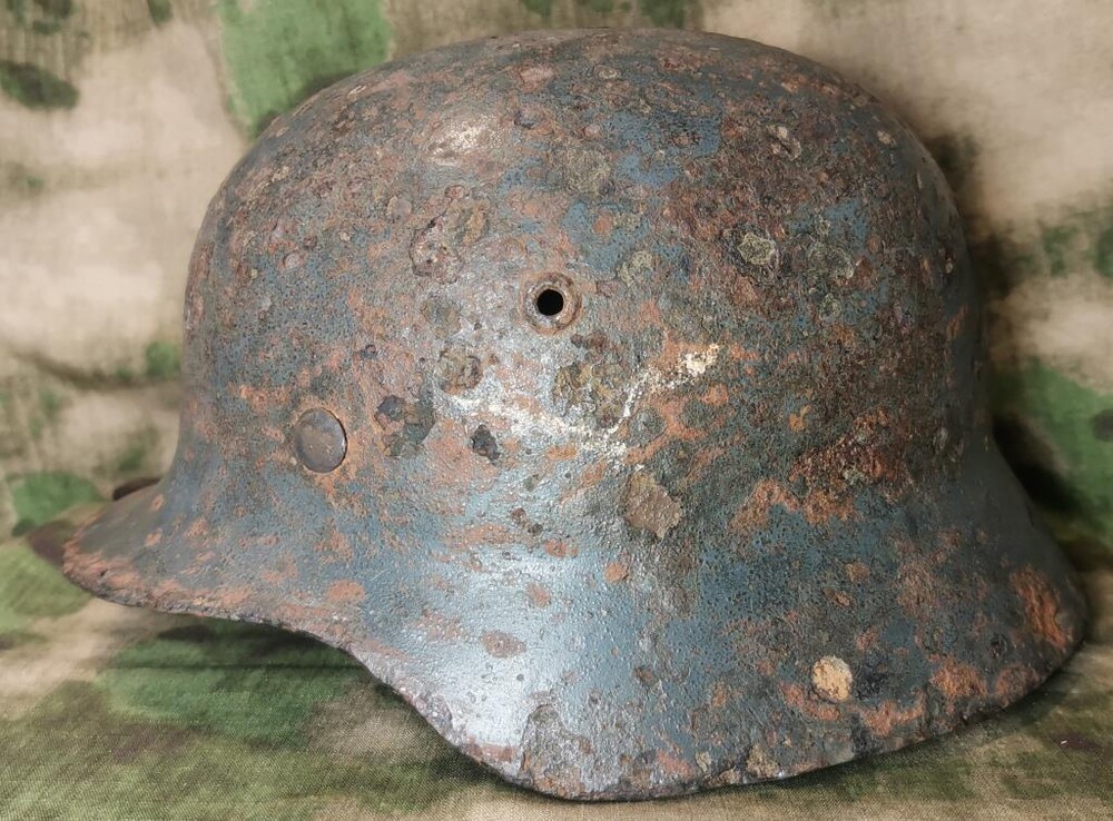 Luftwaffe helmet M35 / from Königsberg