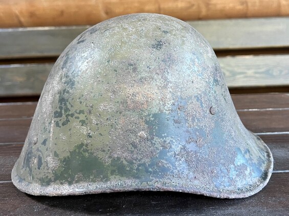 Romanian helmet / from Stalingrad
