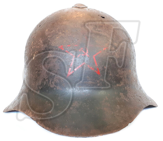 Steel helmet SSH39 / from Stalingrad