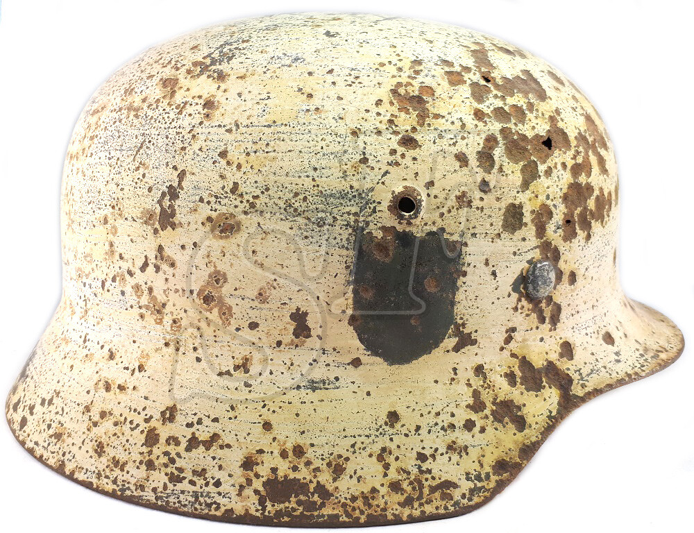 Winter camo helmet M35 / from Leningrad