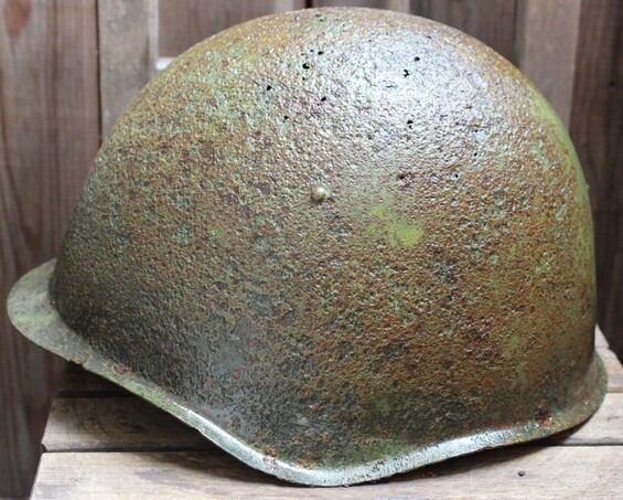 Soviet helmet SSh39 / from Smolensk