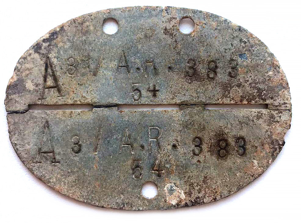 German dogtag / from Stalingrad