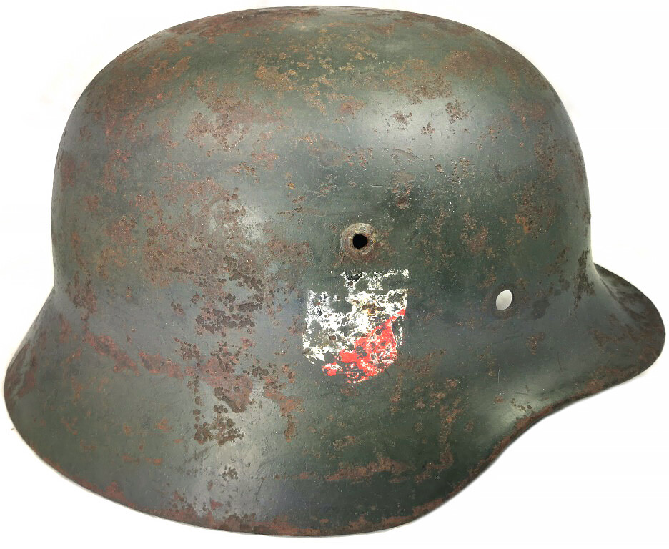 Wehrmacht helmet M35 DD / from Stalingrad