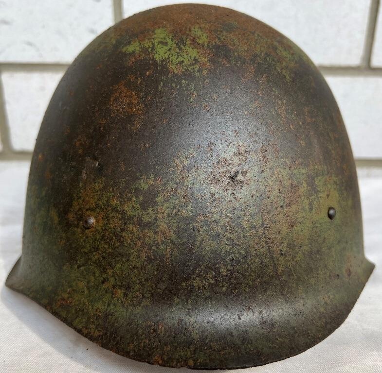 Soviet helmet SSh40 / from Murmansk