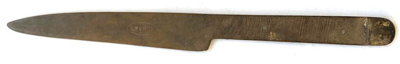 Bronze table knife