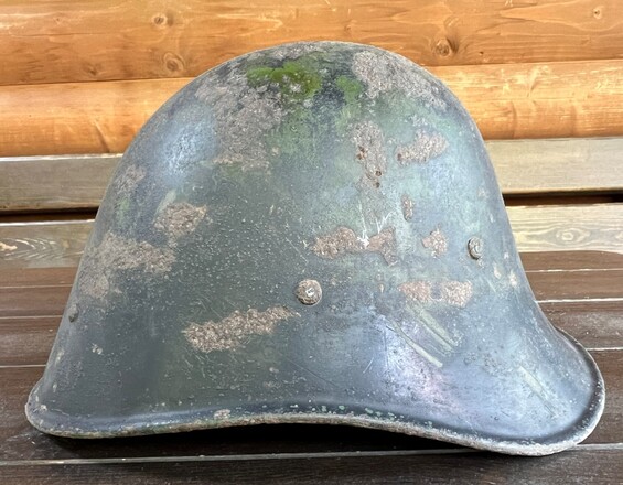 Romanian helmet / from Stalingrad