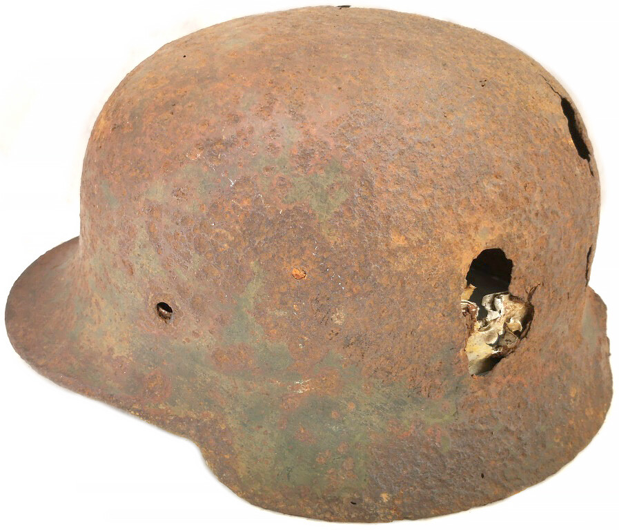 German helmet M35 / from Novgorod