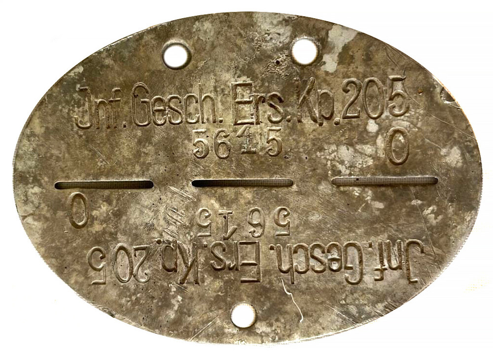 German Jnf.Gesch.Ers.Kp.205 / from Stalingrad