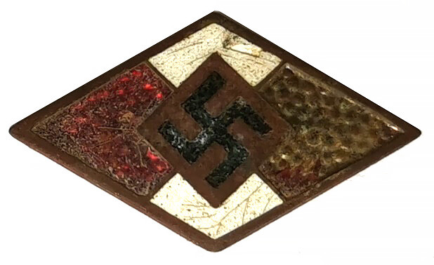 Hitler Jugend membership badge / from Koenigsberg