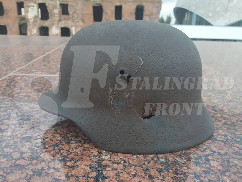 Steel helmet M40 from Gumrak airfield