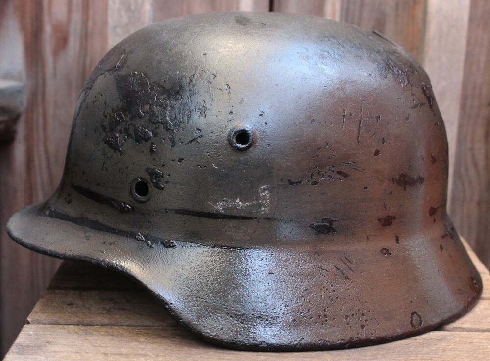 German helmet M40 / from Novgorod