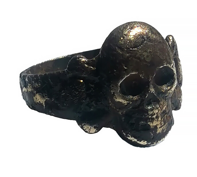 German skull ring / from Leningrad