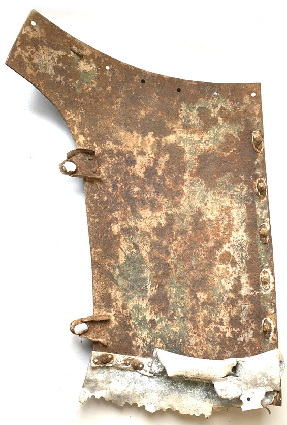 Armored plate from the Soviet IL-2