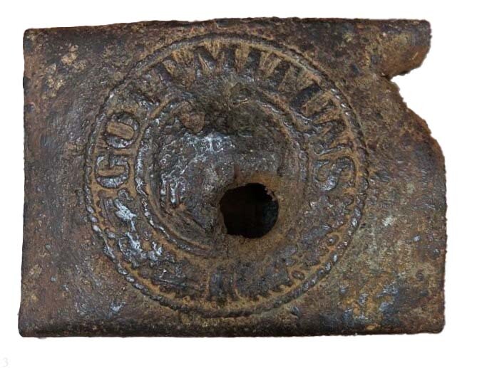 Iron Wehrmacht belt buckle "Gott mit Uns" / from Stalingrad