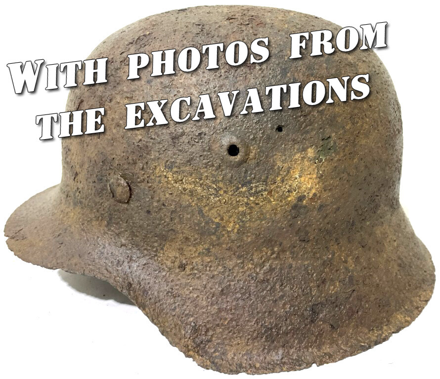 Luftwaffe helmet M42 / from Stalingrad
