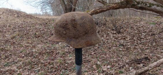 Wehrmacht helmet M40 / from Konigsberg