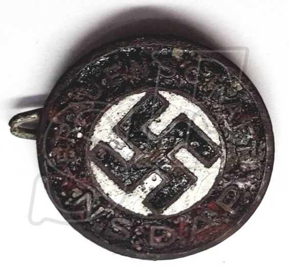 Party Badge NSDAP from the village Baltiysk (former Pillau), Kaliningrad region (former Koenigsberg).