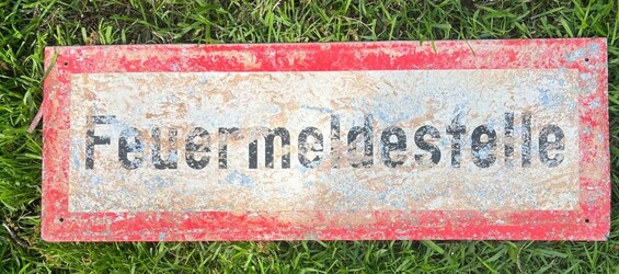 Fire station sign / from Konigsberg