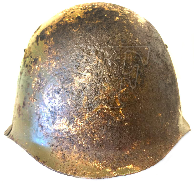 Soviet helmet SSh39 / from Stalingrad