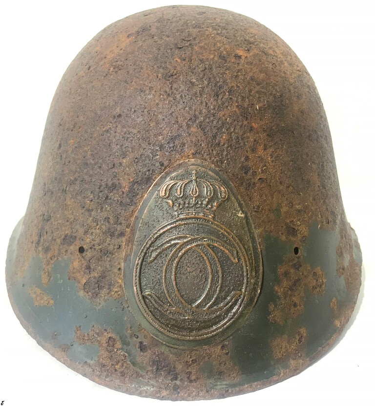 Romanian helmet / from Stalingrad