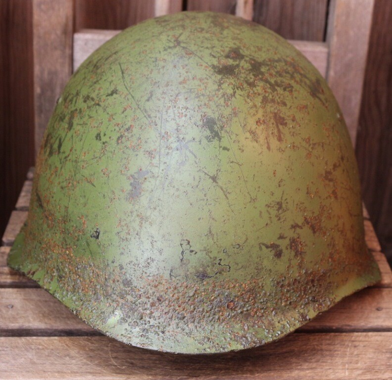 Soviet helmet SSh39 / from Stalingrad