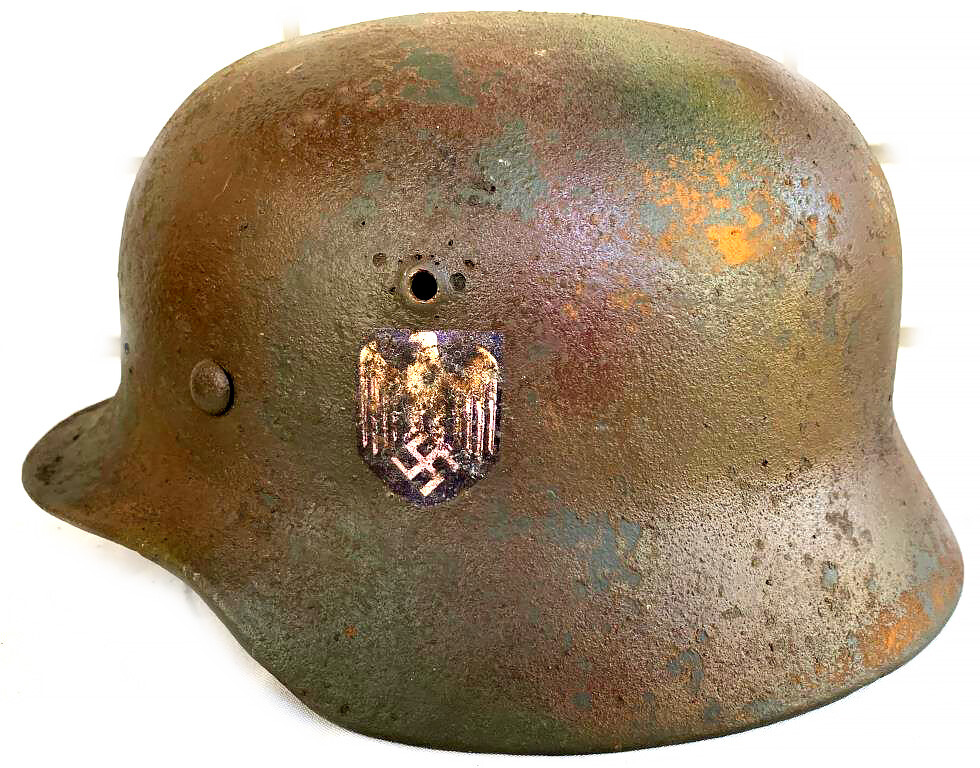 Restored German helmet M35 DD, Wehrmacht